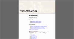 Desktop Screenshot of frimoth.com